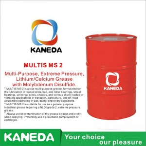 KANEDA MULTIS MS 2多目的、極圧、二硫化モリブデンを含むリチウム/カルシウムグリース。
